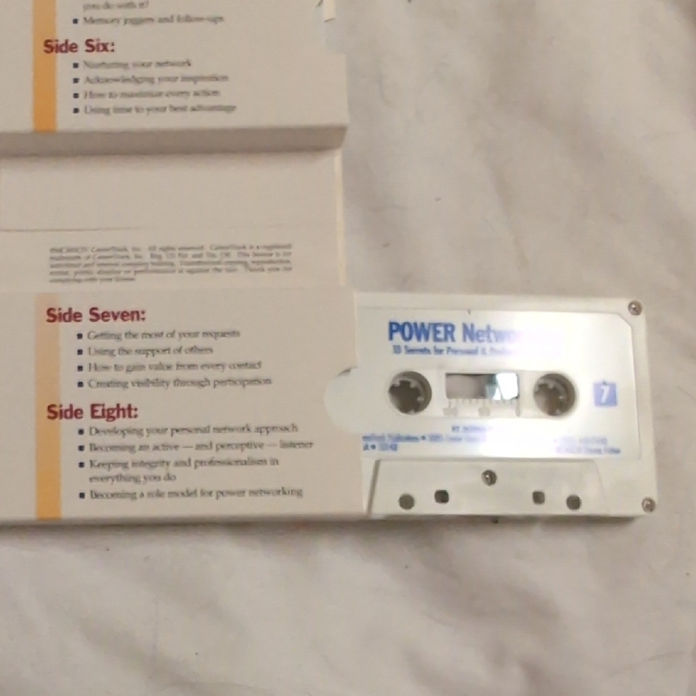 Power Networking Audiocassette Program - Picture 6 of 8